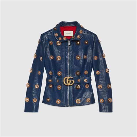 giacca di gucci di pelle di canguro modello classico|Giacche Gucci donna .